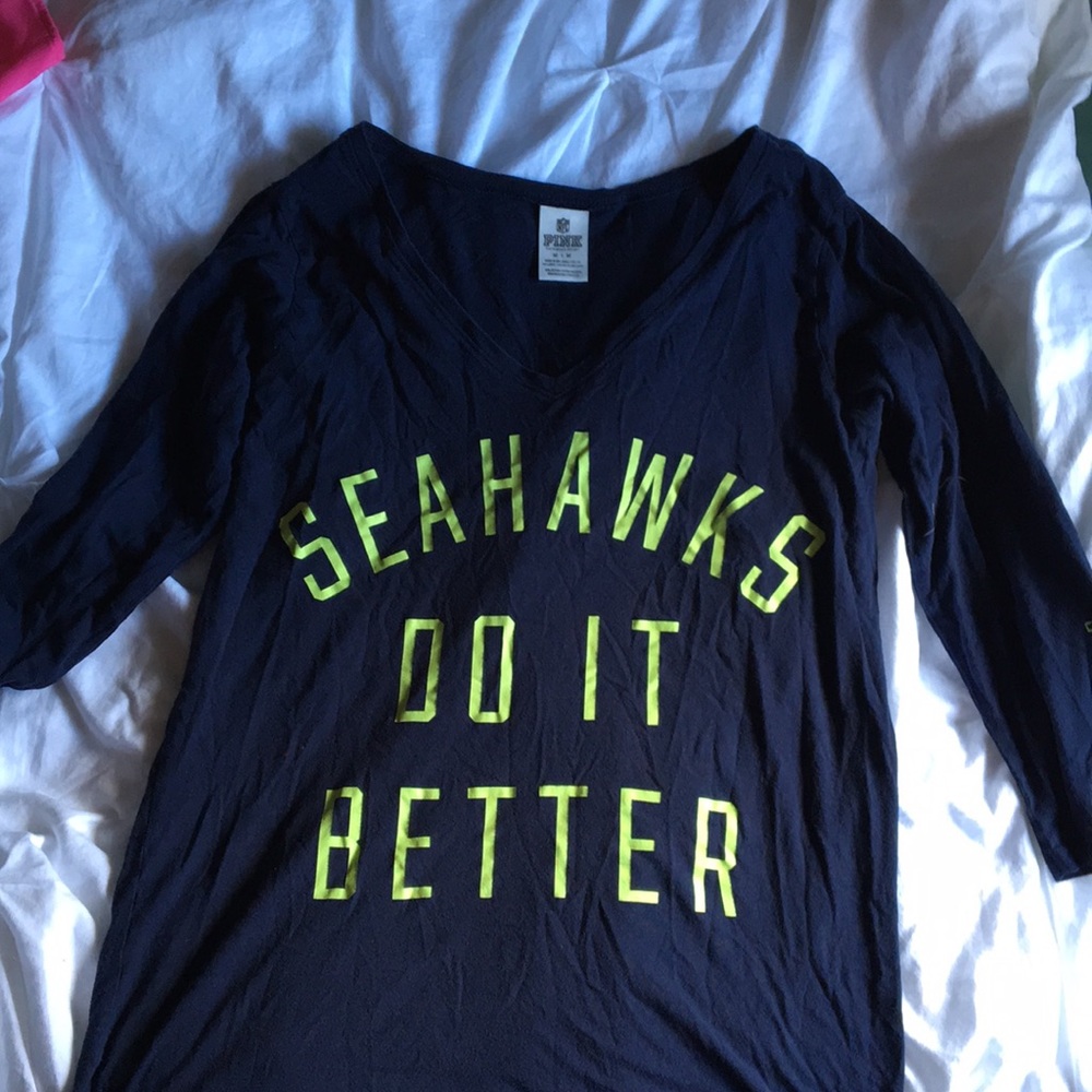 VS Gameday Seahawks 3/4 Length Sleeve Tee